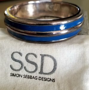 Simon Sebbag Designs Sterling Silver Blue Bracelet